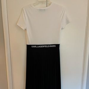 Karl Lagerfeld black and white dress